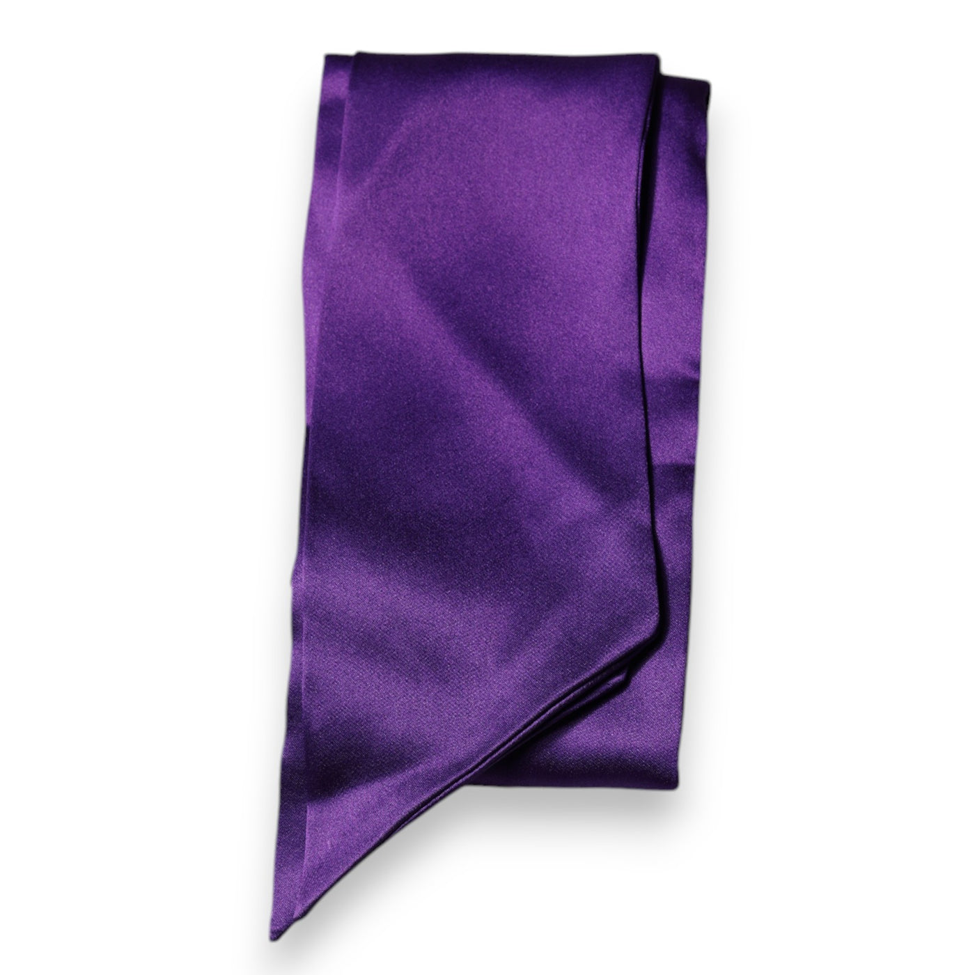 Dolce & Gabbana Lila Satin Seide Skinny Neck Foulard Schal
