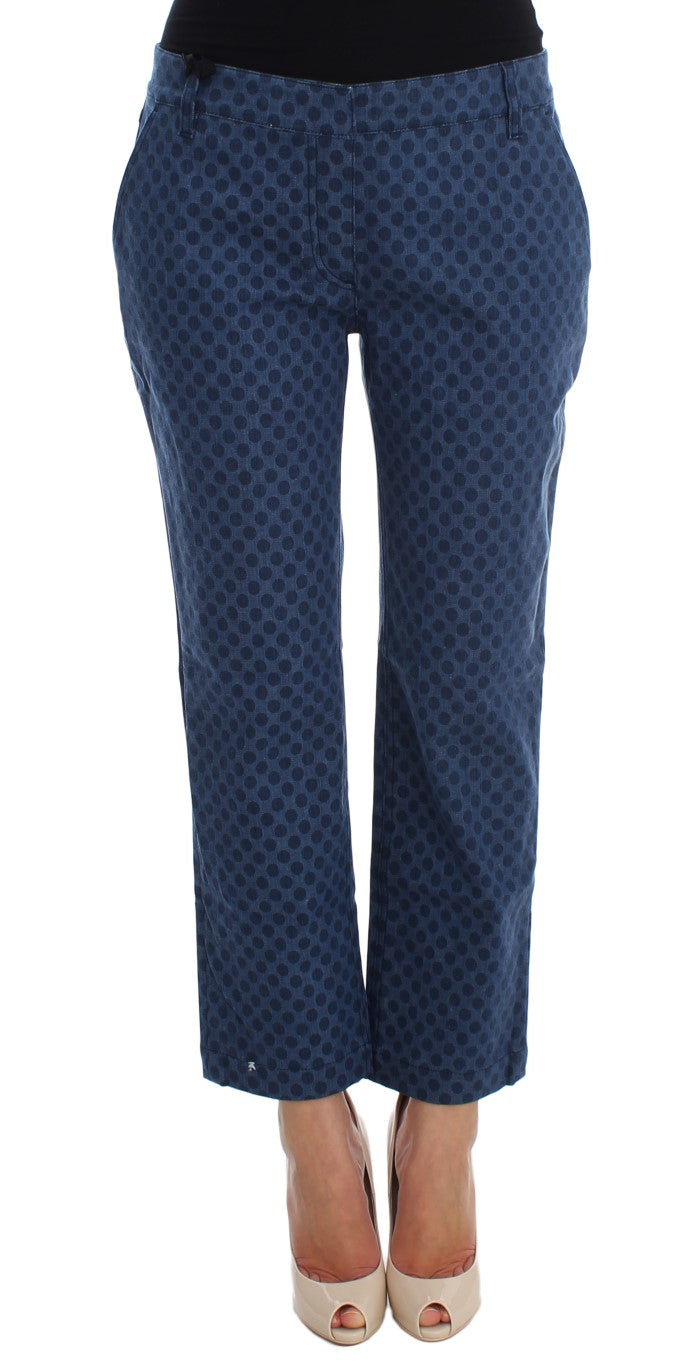 Dolce & Gabbana Gepunktete Stretch-Capri-Jeans
