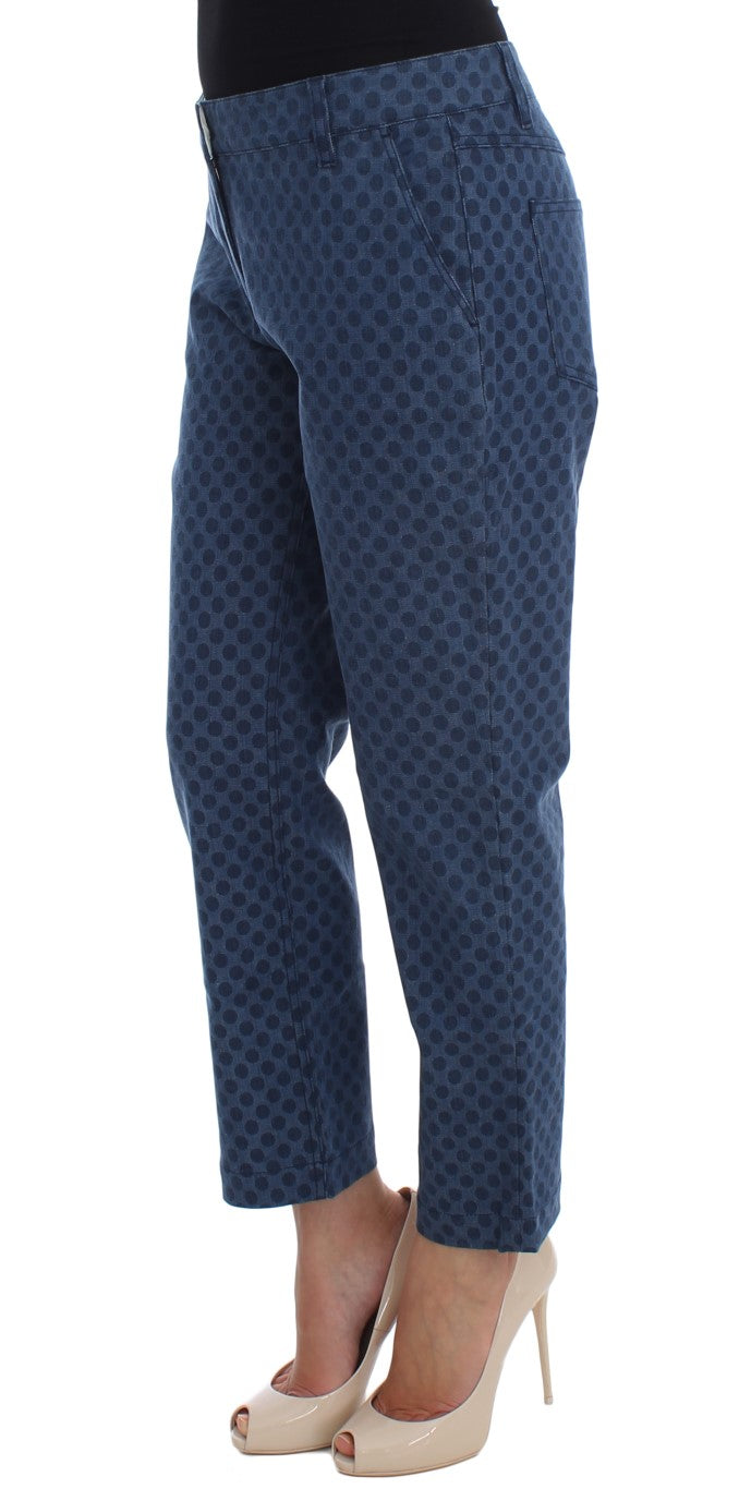 Dolce & Gabbana Gepunktete Stretch-Capri-Jeans