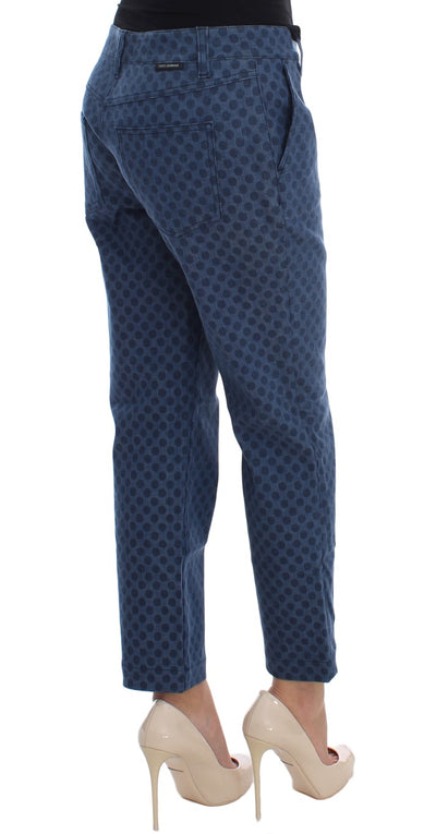 Dolce & Gabbana Gepunktete Stretch-Capri-Jeans