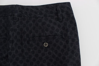 Dolce & Gabbana Gepunktete schmale Caprihose