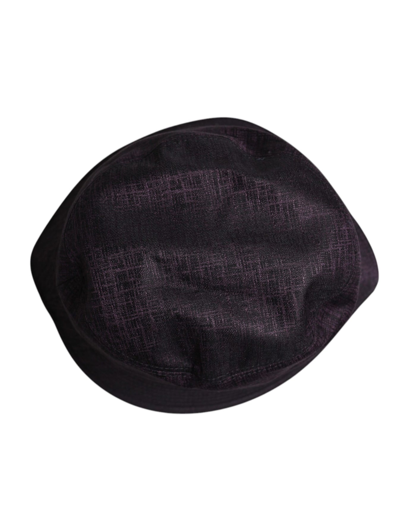 Dolce & Gabbana Schwarzer Nylon-Eimerhut mit breiter Krempe