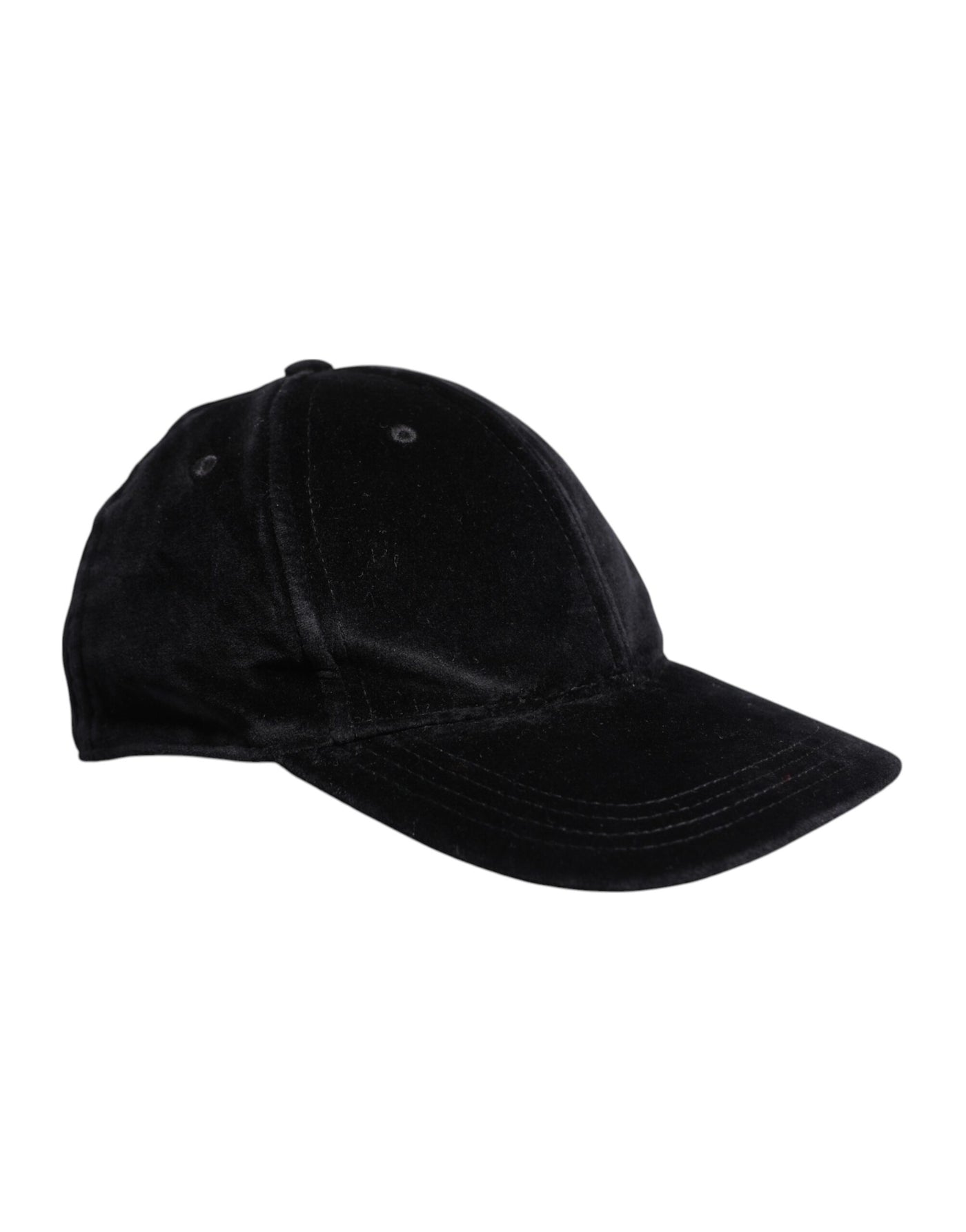 Dolce & Gabbana Schwarz Baumwolle 6 Panels Baseballmütze