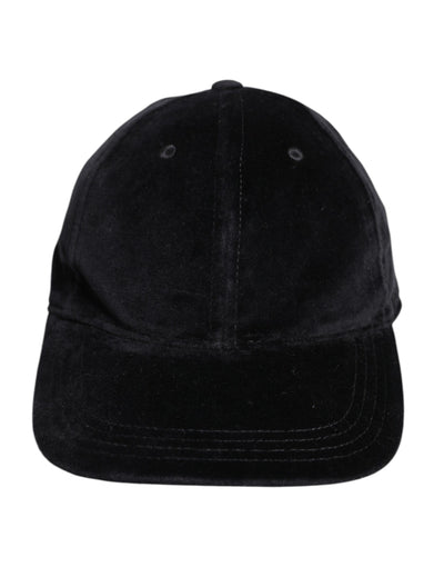 Dolce & Gabbana Schwarz Baumwolle 6 Panels Baseballmütze