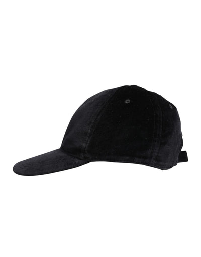 Dolce & Gabbana Schwarz Baumwolle 6 Panels Baseballmütze