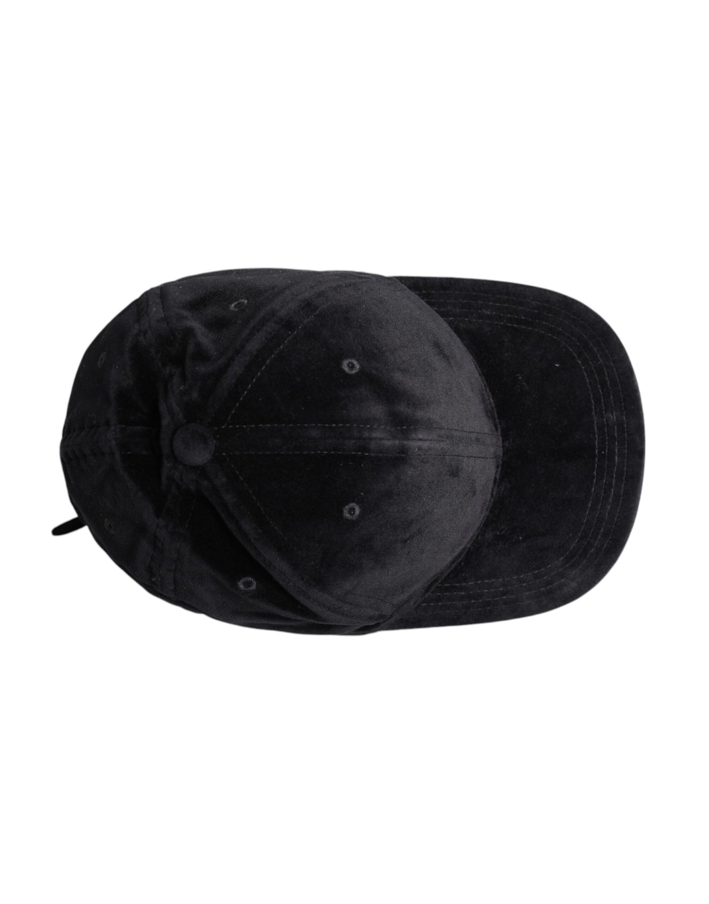 Dolce & Gabbana Schwarz Baumwolle 6 Panels Baseballmütze