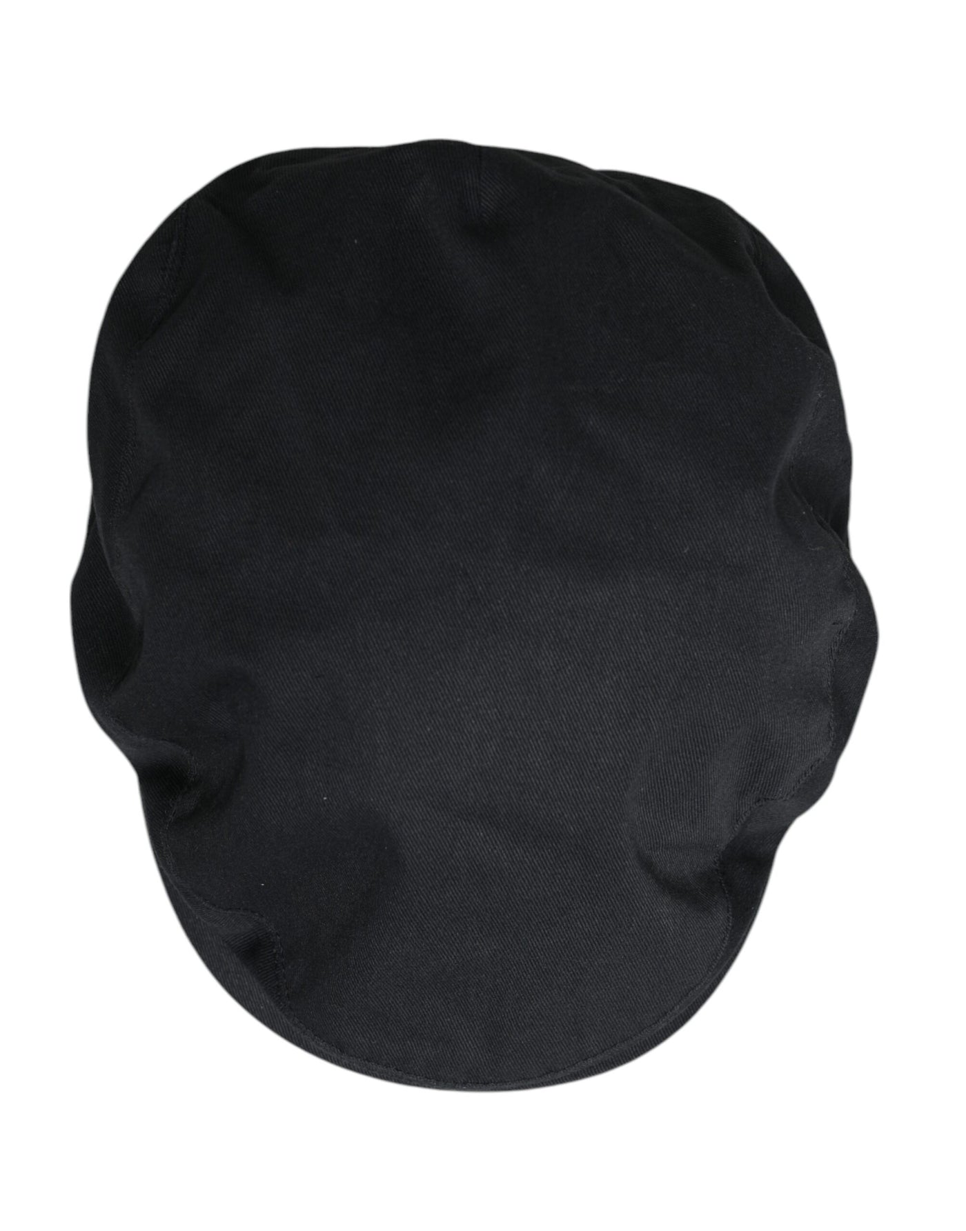 Dolce & Gabbana Schwarzer Baumwolle Newsboy Capello Cabbie Hut