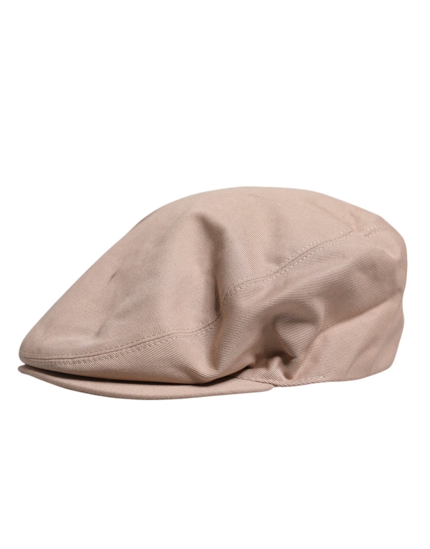 Dolce & Gabbana Beige Baumwolle Newsboy Capello Cabbie Hut