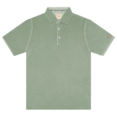 Tramarossa Grünes Baumwoll-Poloshirt