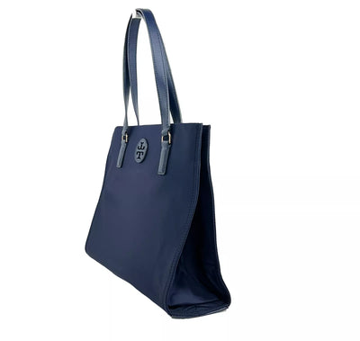 Tory Burch Marineblaue Ella Kleine Nylon-Taschentasche Geldbörse 160633
