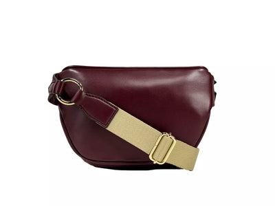 Michael Kors Leder Maise 2 in 1 Bauchtasche Gürteltasche Maroon