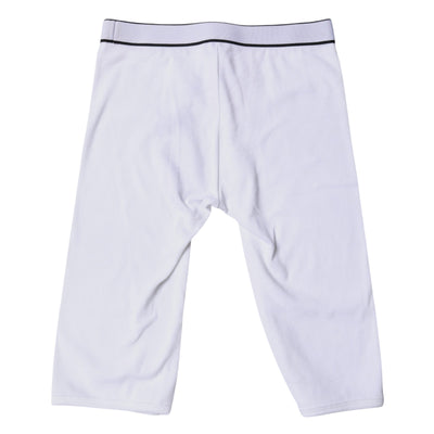 Dolce & Gabbana Weiße Logo-Baumwoll-Cropped-Strumpfhose Unterwäsche