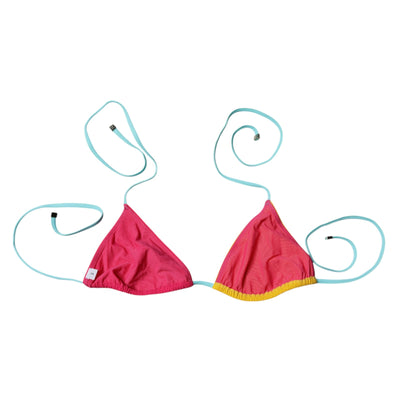 Dolce & Gabbana Multicolor Halter Beachwear Bikinioberteil Bademode