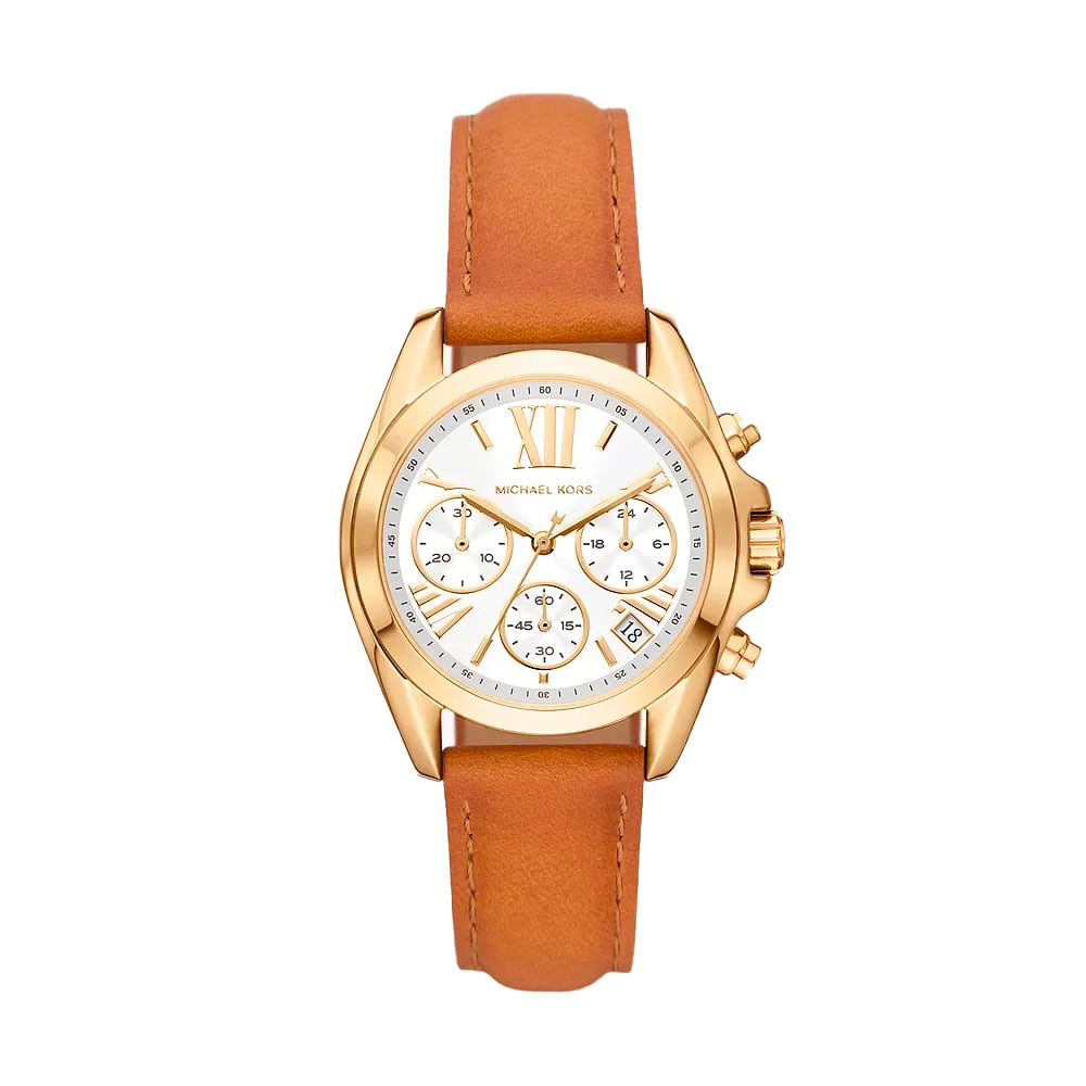 Michael Kors Braune Lederuhr