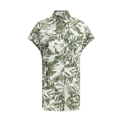 Brunello Cucinelli Blattdruck Long Shirt