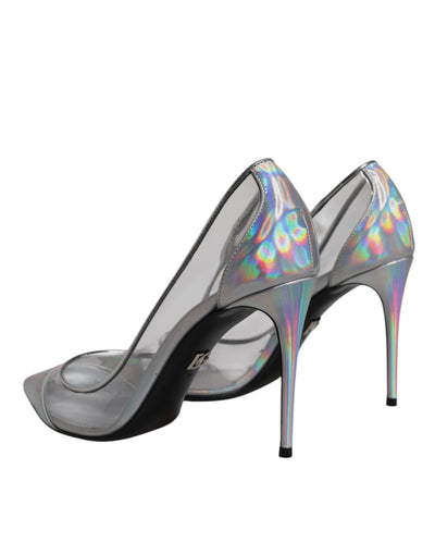 Dolce & Gabbana Multicolor schillernde spitze Zehe Pumps Schuhe