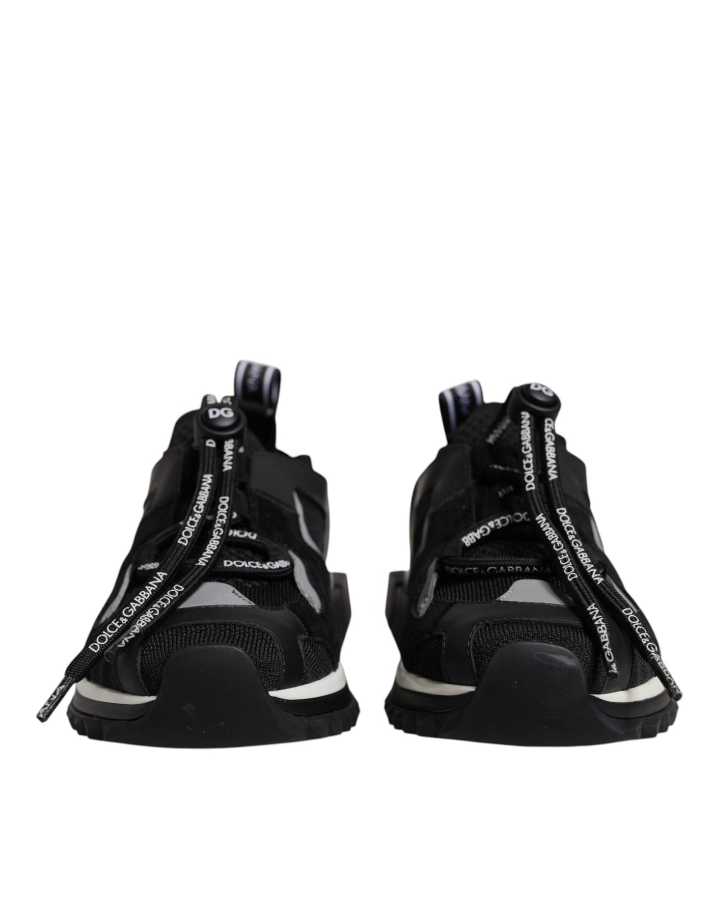 Dolce & Gabbana Schwarz Mesh Sorrento Trekking Turnschuhe Schuhe