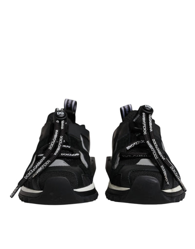 Dolce & Gabbana Schwarz Mesh Sorrento Trekking Turnschuhe Schuhe