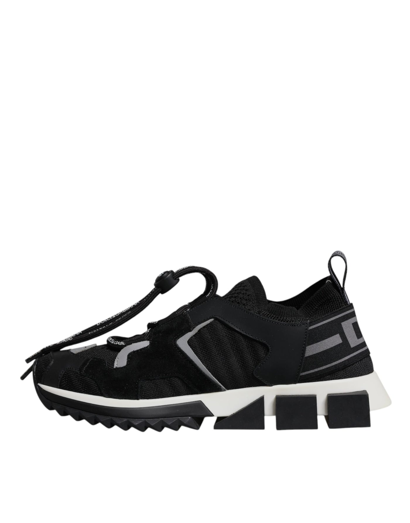 Dolce & Gabbana Schwarz Mesh Sorrento Trekking Turnschuhe Schuhe