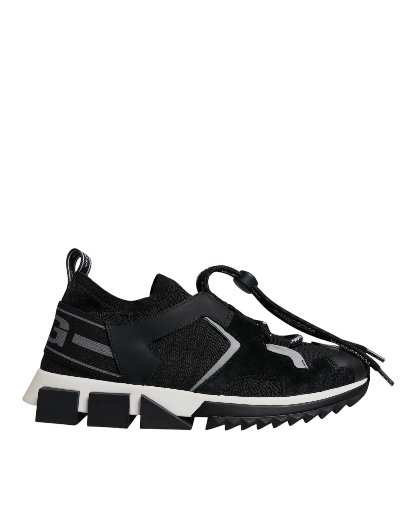 Dolce & Gabbana Schwarz Mesh Sorrento Trekking Turnschuhe Schuhe