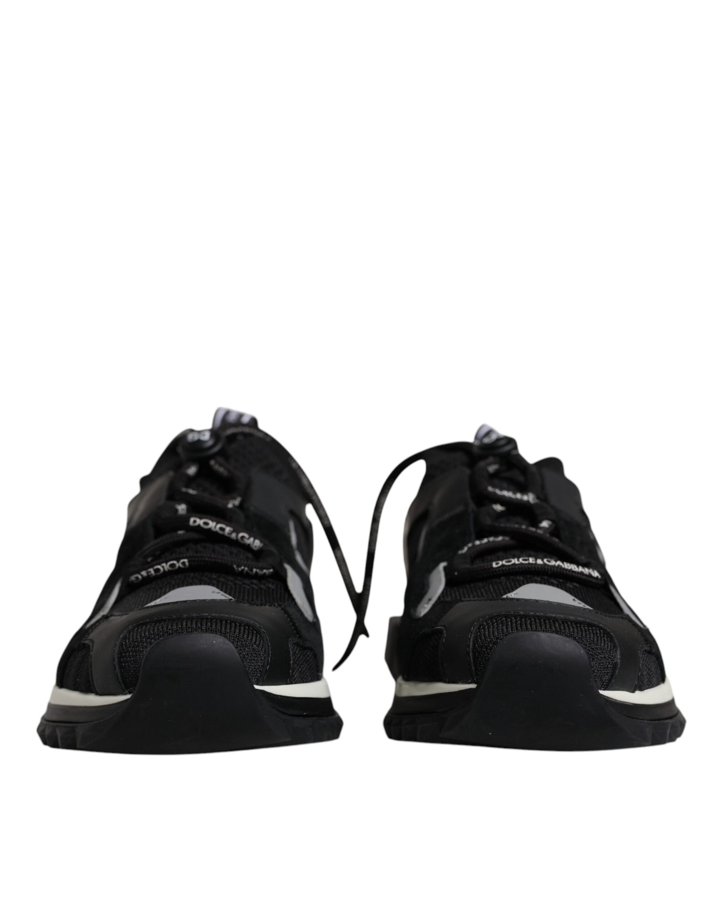 Dolce & Gabbana Schwarz Mesh Sorrento Trekking Turnschuhe Schuhe