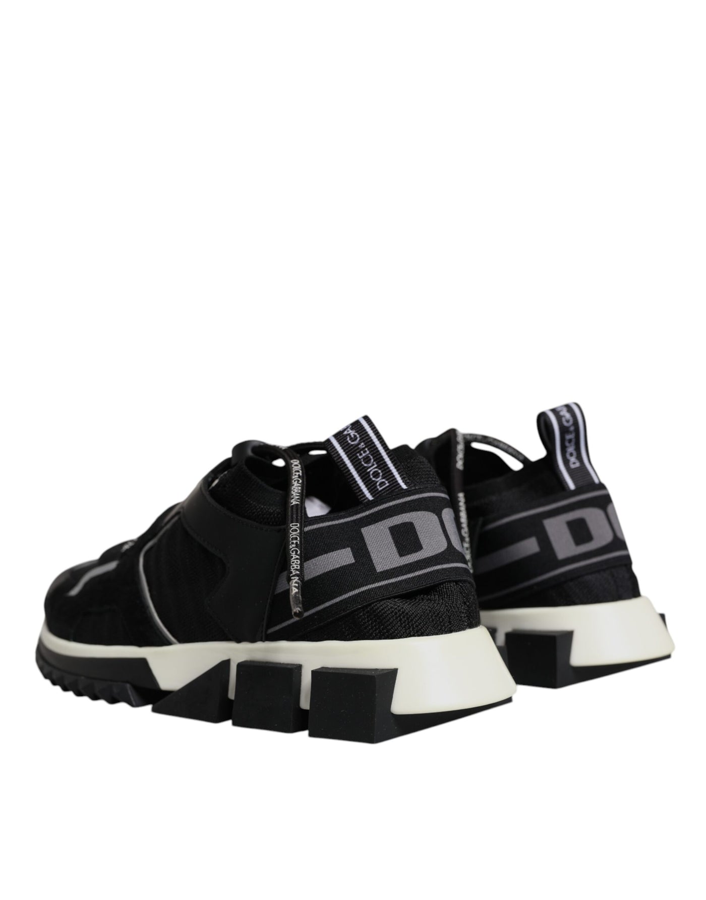 Dolce & Gabbana Schwarz Mesh Sorrento Trekking Turnschuhe Schuhe