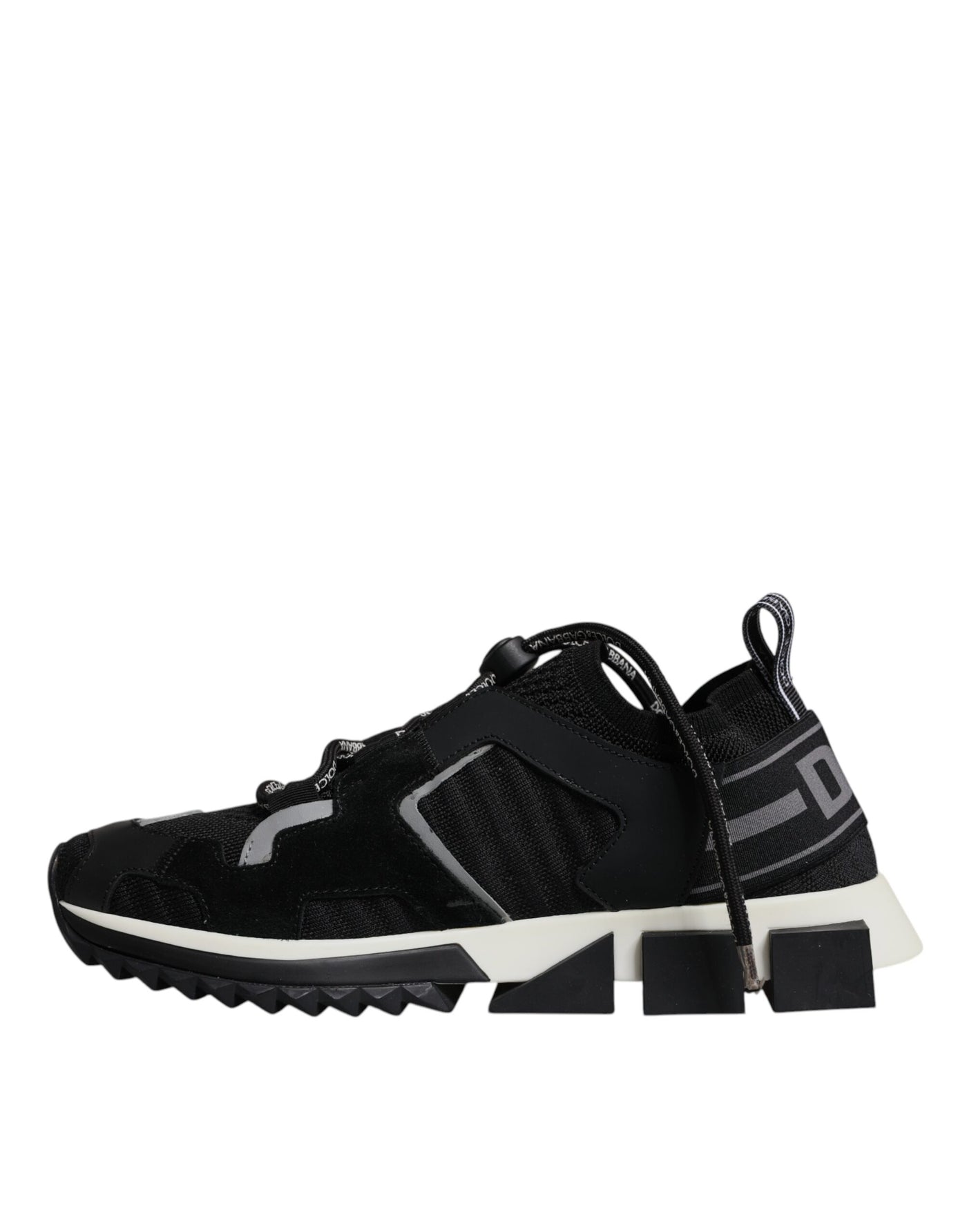 Dolce & Gabbana Schwarz Mesh Sorrento Trekking Turnschuhe Schuhe