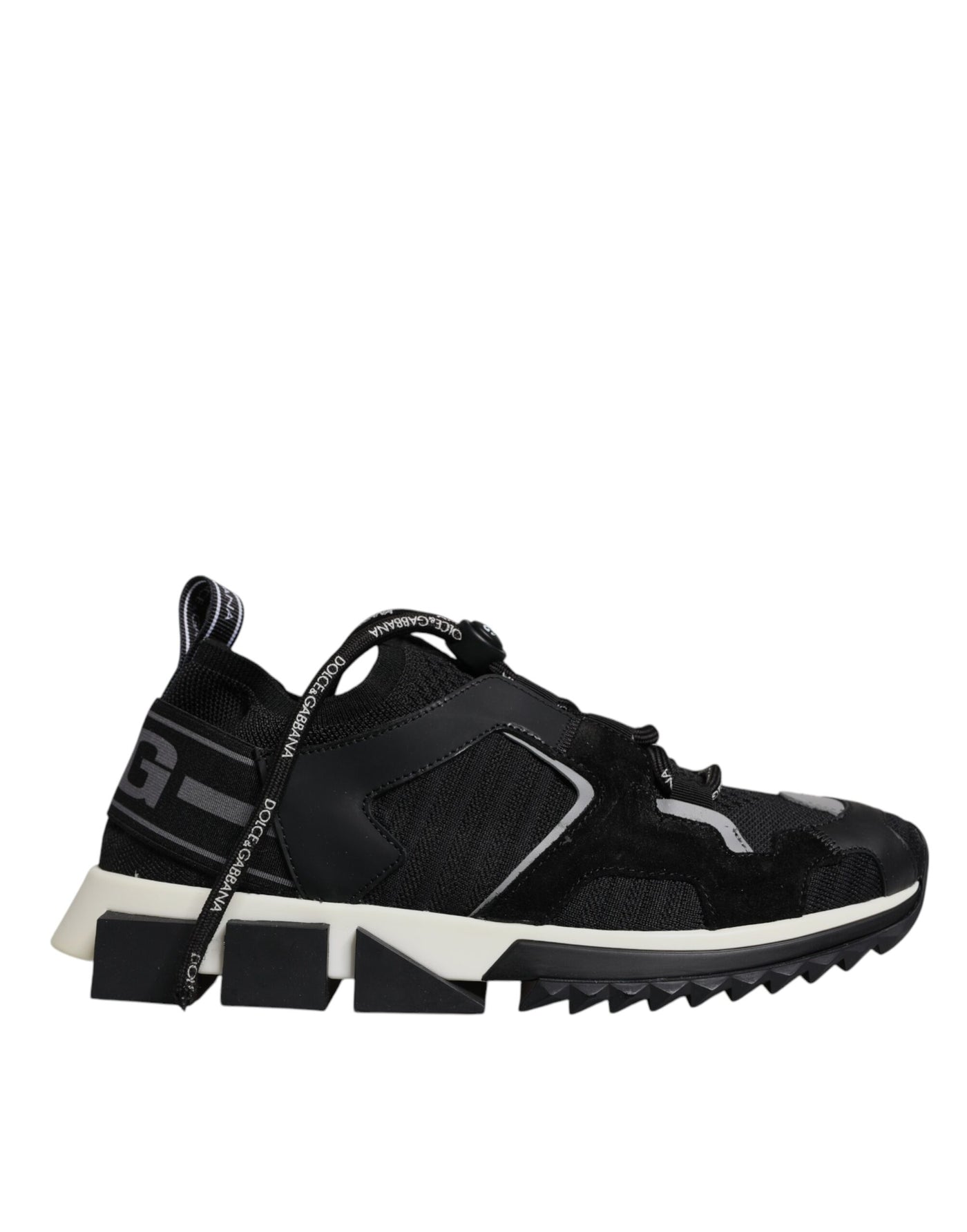 Dolce & Gabbana Schwarz Mesh Sorrento Trekking Turnschuhe Schuhe