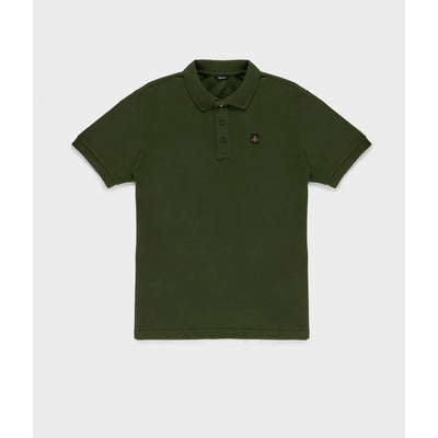 Refrigiwear Grünes Baumwoll-Poloshirt