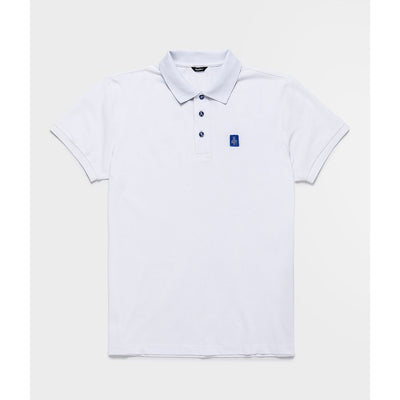 Refrigiwear Weißes Baumwoll-Poloshirt