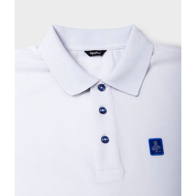 Refrigiwear Weißes Baumwoll-Poloshirt