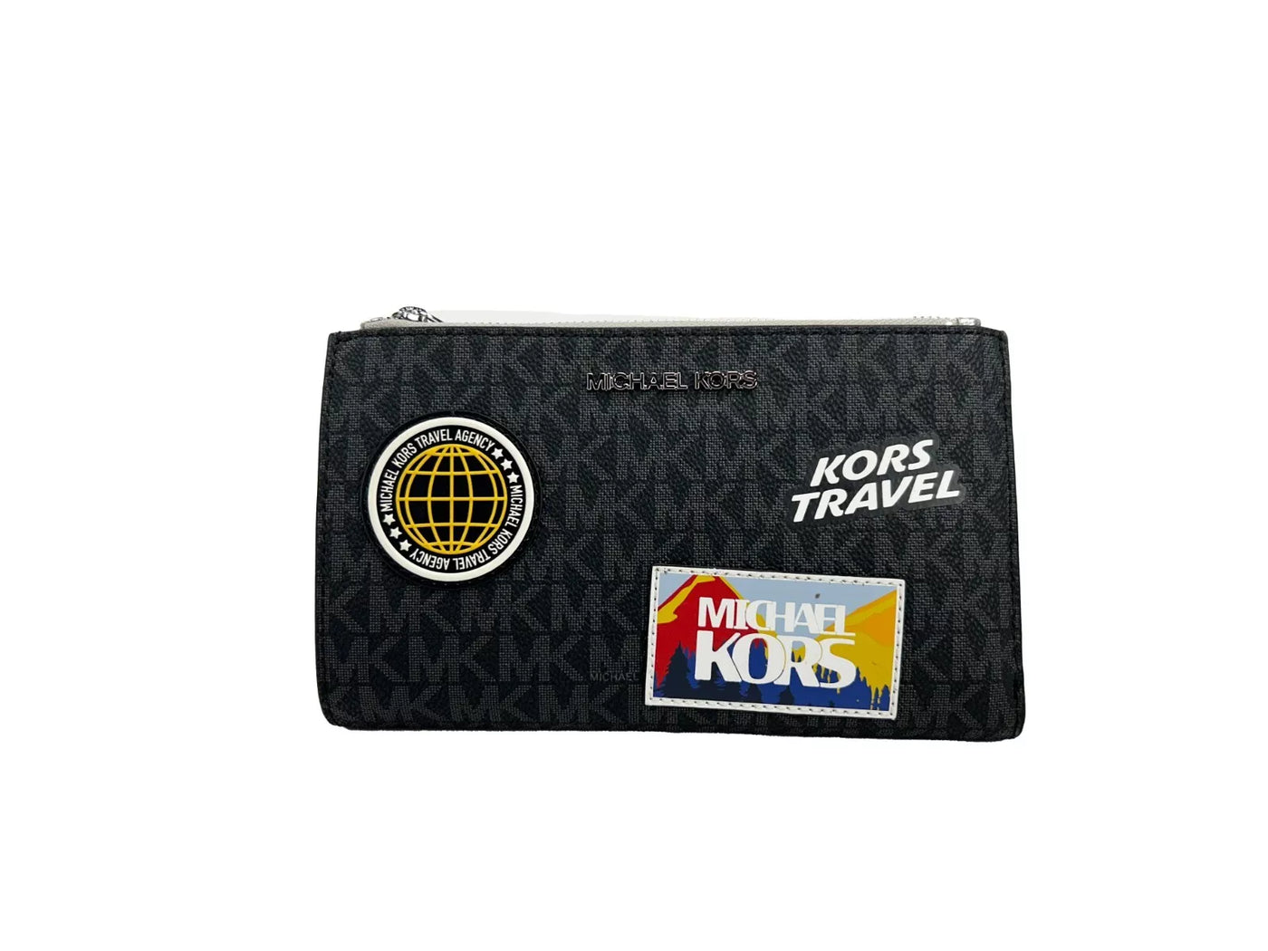 Michael Kors Jet Set Travel Portemonnaie mit doppeltem Reißverschluss