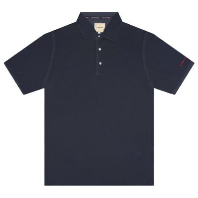 Tramarossa Blaues Baumwoll-Poloshirt