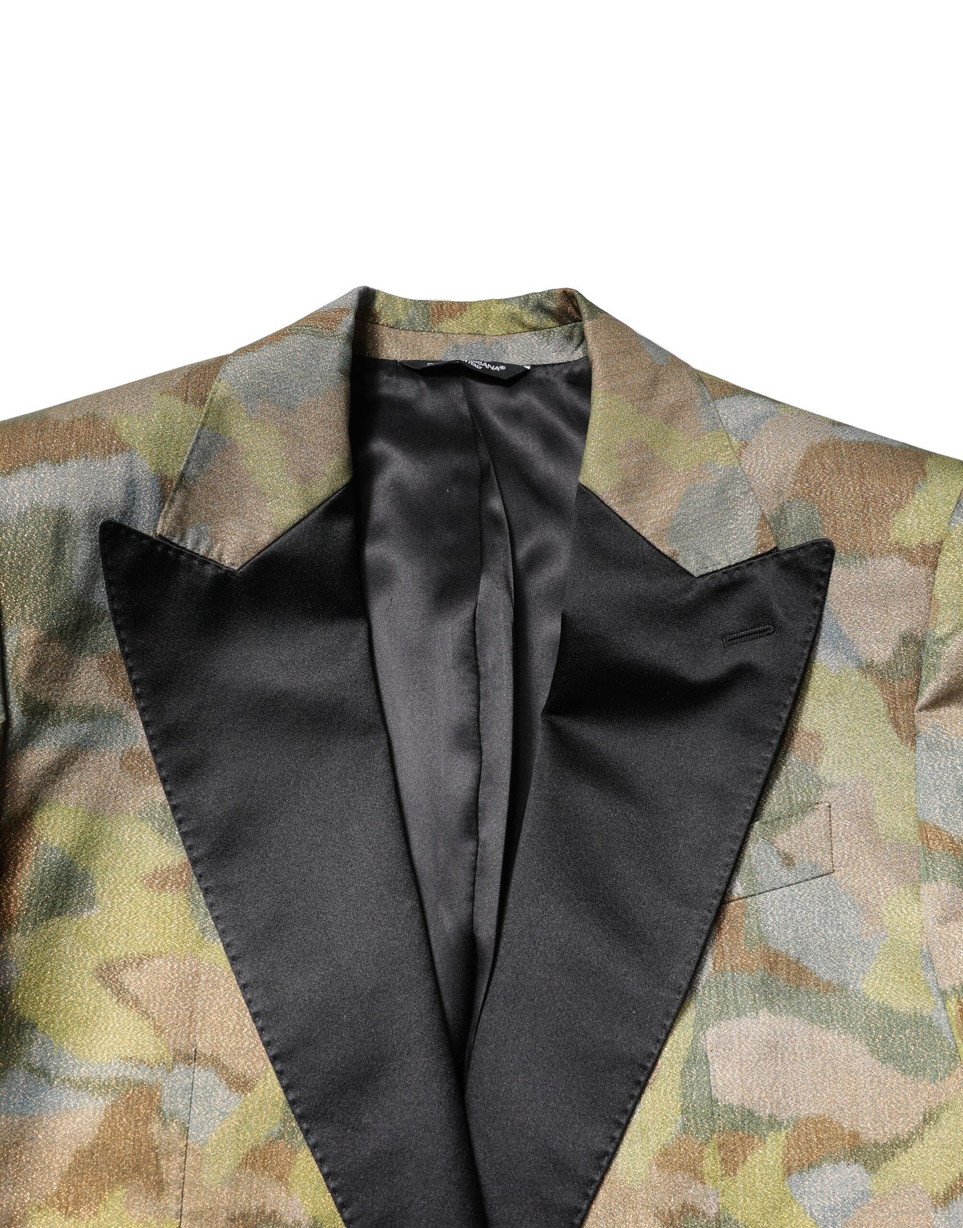 Dolce & Gabbana Multicolor Camouflage SICILIA 3 Stück Anzug