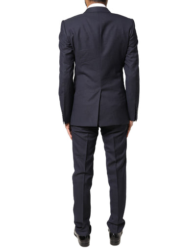 Dolce & Gabbana Schwarzer Fantasy MARTINI 3 Stück Formal Anzug