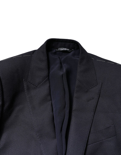 Dolce & Gabbana Schwarzer Fantasy MARTINI 3 Stück Formal Anzug