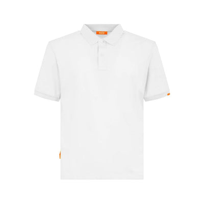 Suns Weißes Baumwoll-Poloshirt