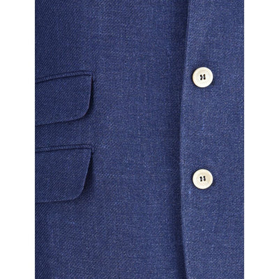 Brunello Cucinelli Blazer-Jacke aus Leinen