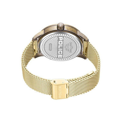 Police Gold-Edelstahl-Uhr