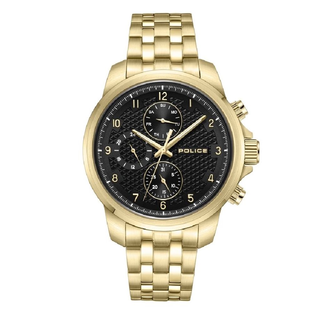 Police Gold-Edelstahl-Uhr