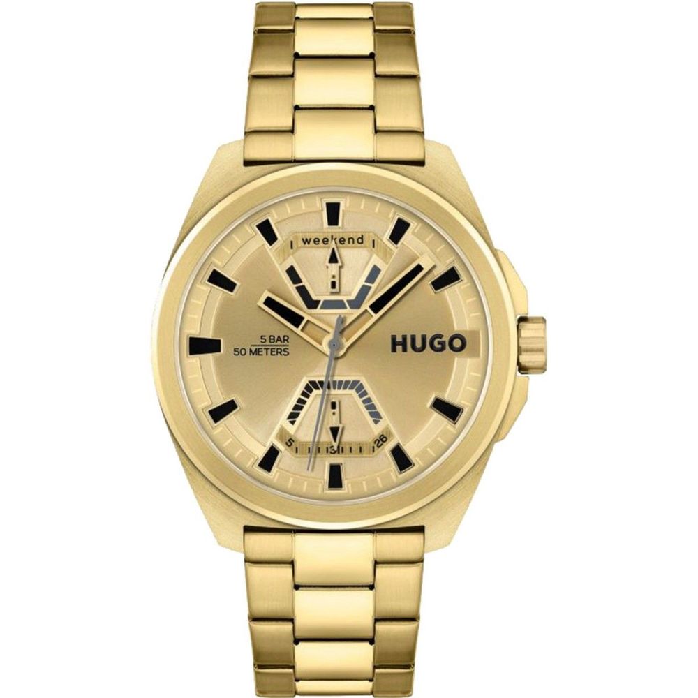 Hugo Boss Gold-Edelstahl-Uhr