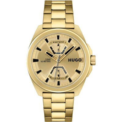 Hugo Boss Gold-Edelstahl-Uhr