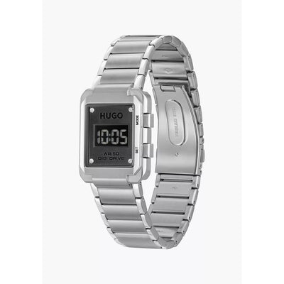 Hugo Boss Silberne Uhr aus Edelstahl