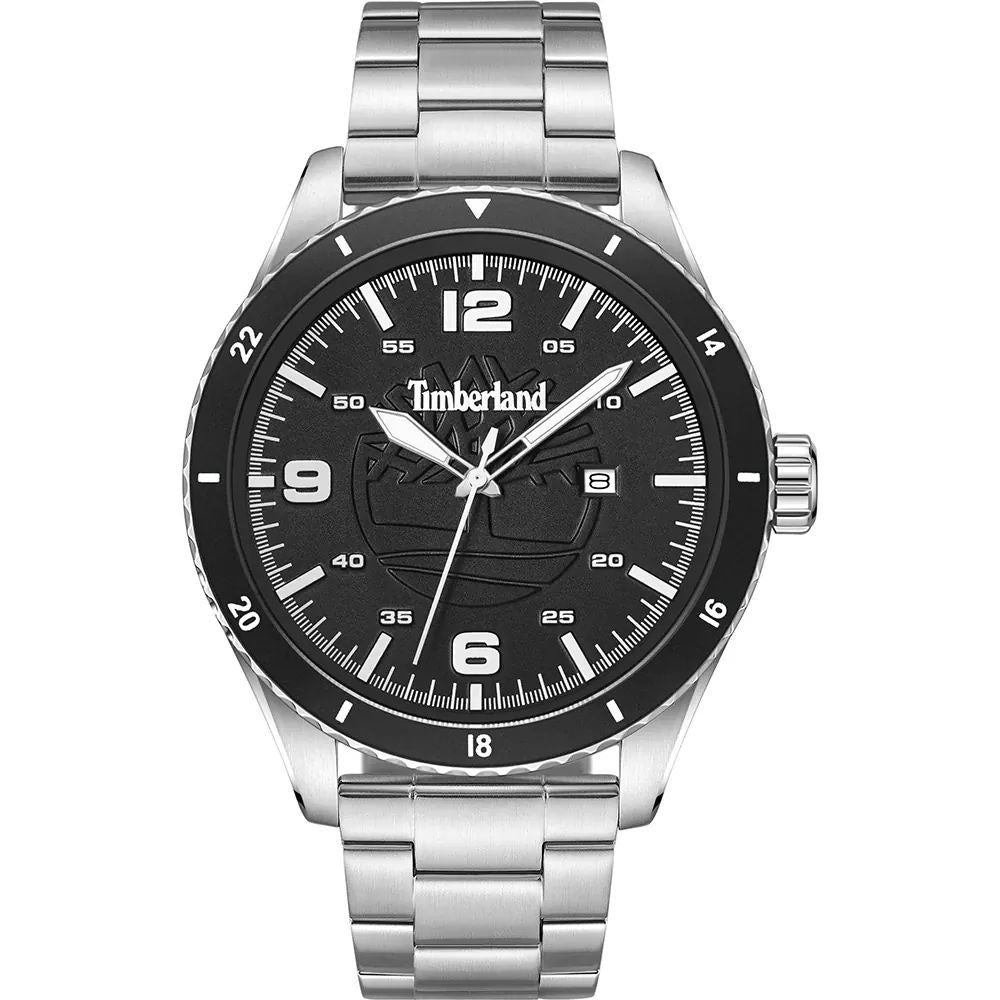 Timberland Graue Uhr aus Edelstahl