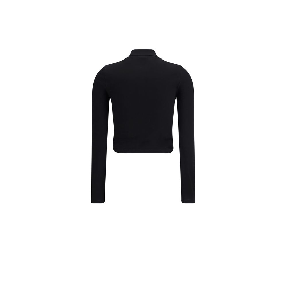 Courrèges Polo mit gedrehtem Detail