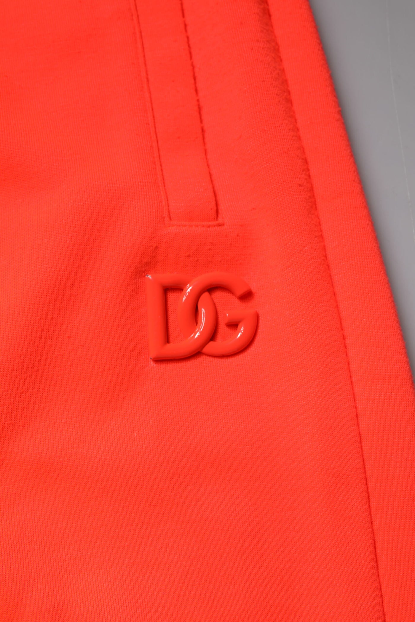 Dolce & Gabbana Rote Bermudashorts aus Polyester mit mittlerer Taille für Männer