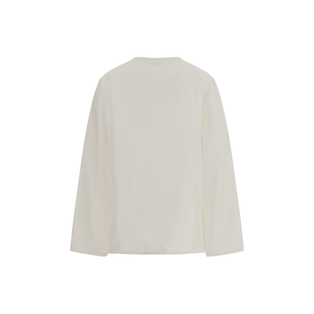 Courrèges Polo mit gedrehtem Detail