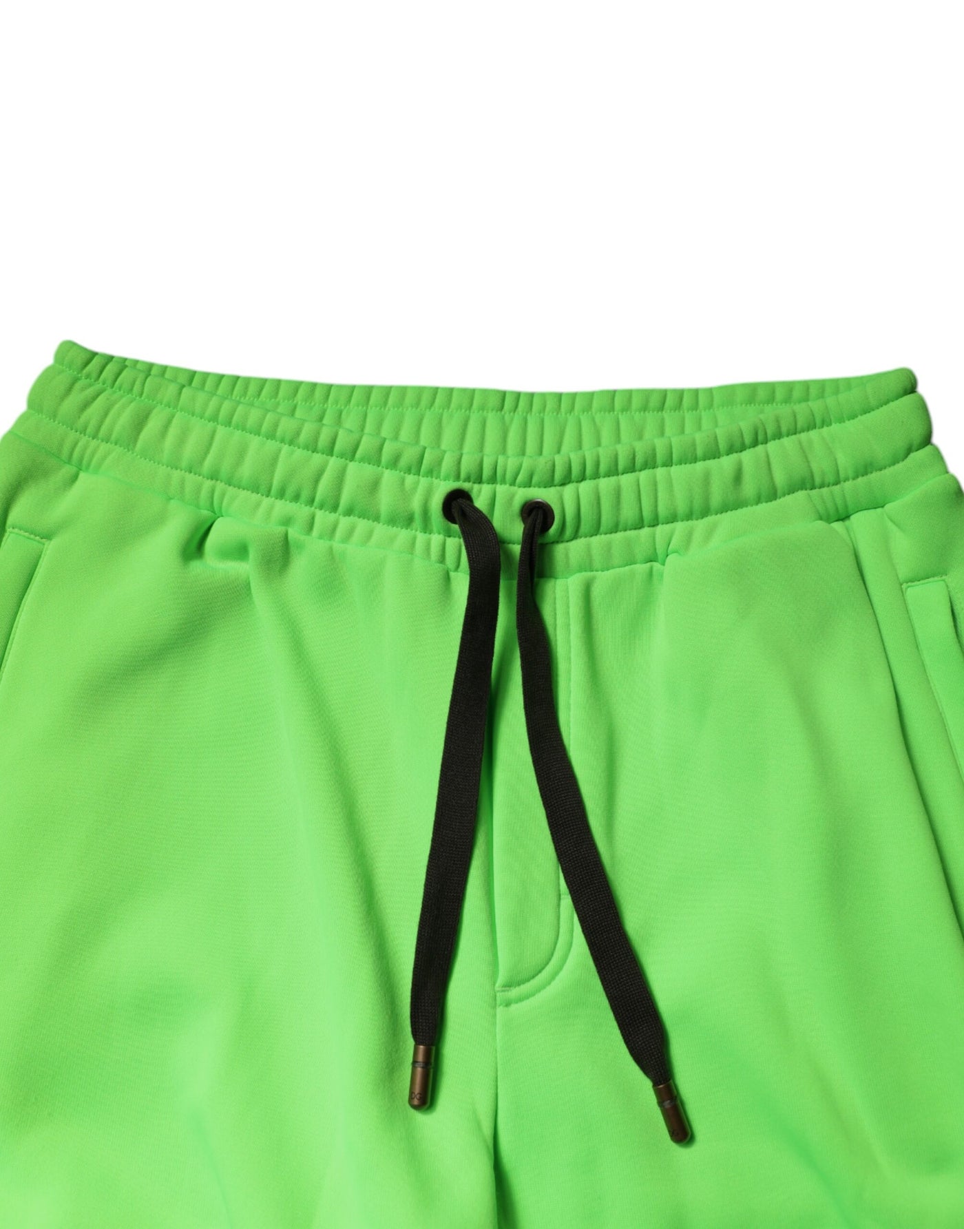 Dolce & Gabbana Grüne Cargo-Bermudashorts mit Patchwork