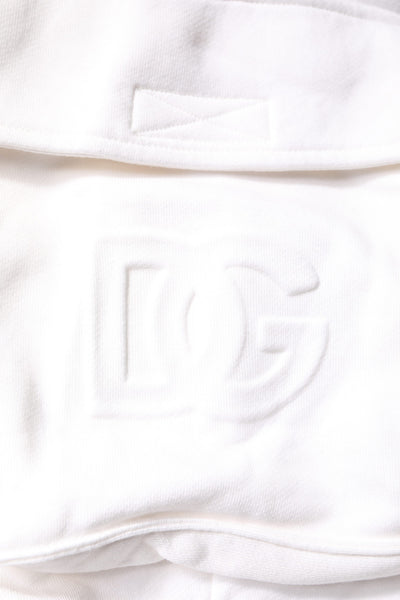 Dolce & Gabbana Weiße Cargo-Bermudas aus Baumwolle Sweatshorts Shorts