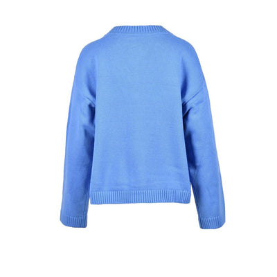 Tommy Hilfiger Blaue Baumwoll-Strickjacke